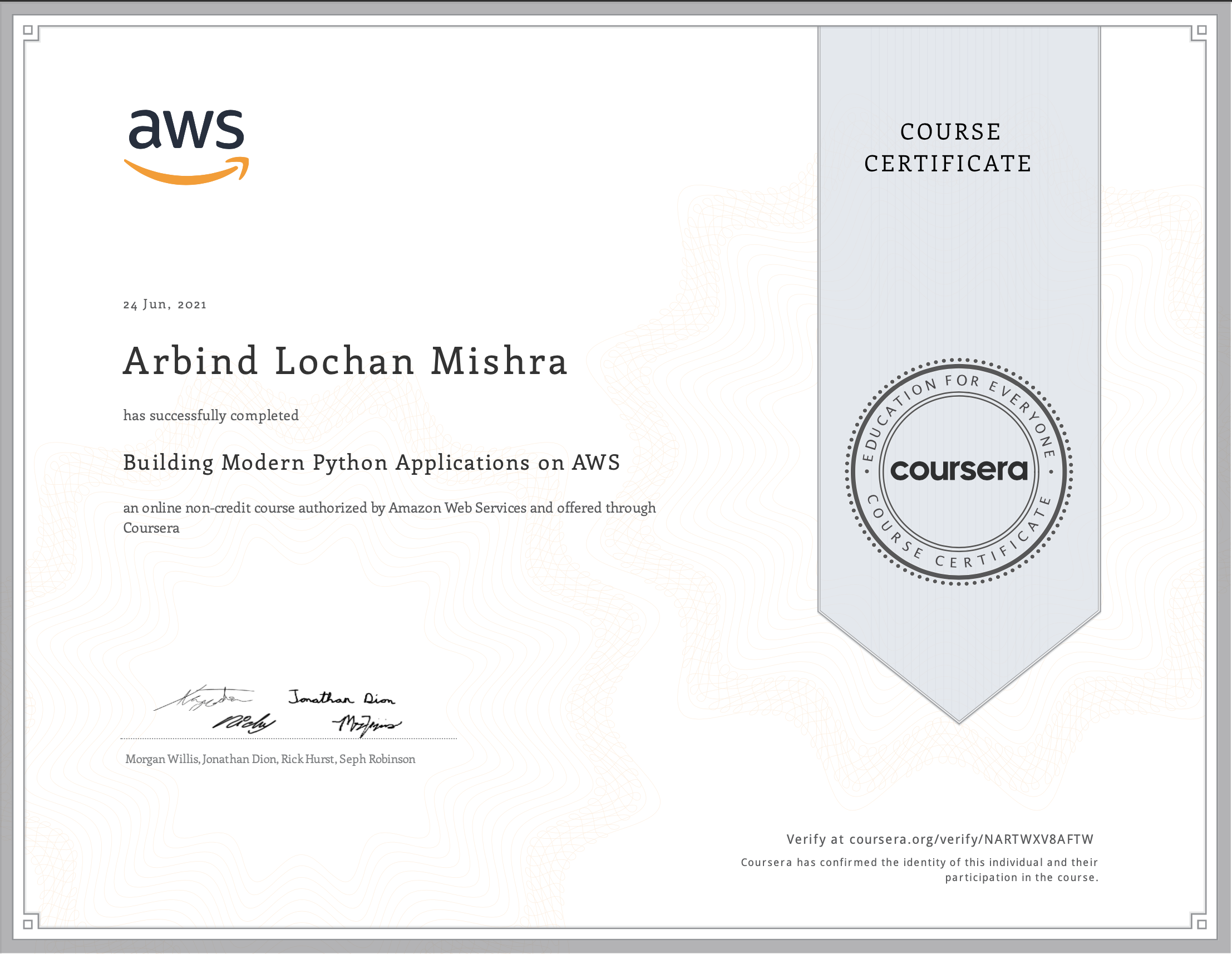 Building Modern Python Applications on AWS