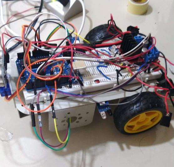 Obstacle avoider Robot